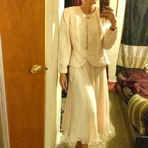 Vintage Jackie O pale pink dress